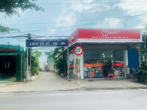 BÁN NỀN ĐẸP, Trục Chính Hẻm( liên tổ 7- 8-9) Siêu Thị T Mart Đường vô rạch ông Kinh, Bình Phó A, P. Long Tuyền, Bình Thuỷ, Cần Thơ (cách quốc lộ 91B 70m).