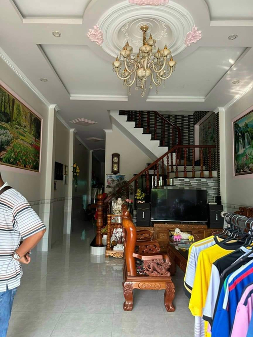 BÁN NHÀ 1TRỆT, 1LẦU ĐƯỜNG B2, KDC PHÚ AN 