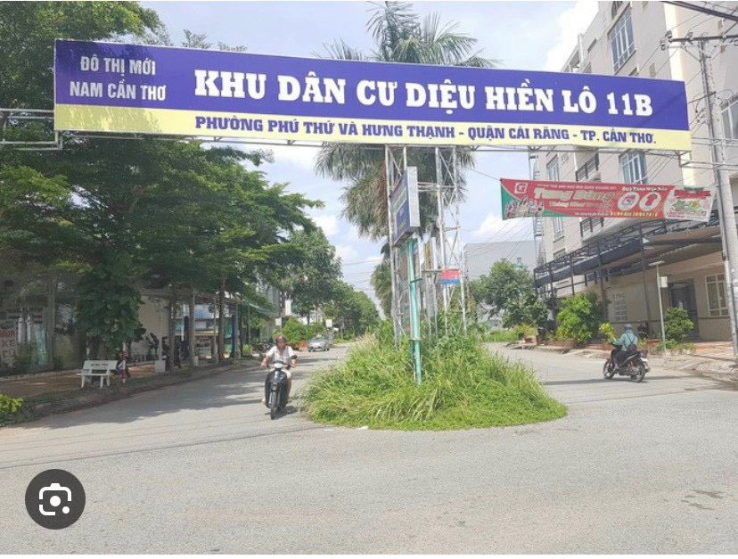 BÁN CẶP NỀN ĐƯỜNG PHAN TRỌNG TUỆ, KDC DIỆU HIỀN, PHÚ THỨ, CÁI RĂNG, CẦN THƠ, GIÁ 5 TỶ 300